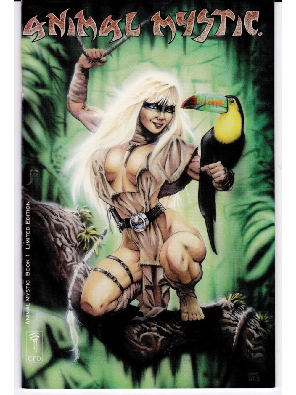 Animal Mystic #1C Signed Limited 1360/2000 Cry For Dawn 1993 Comic